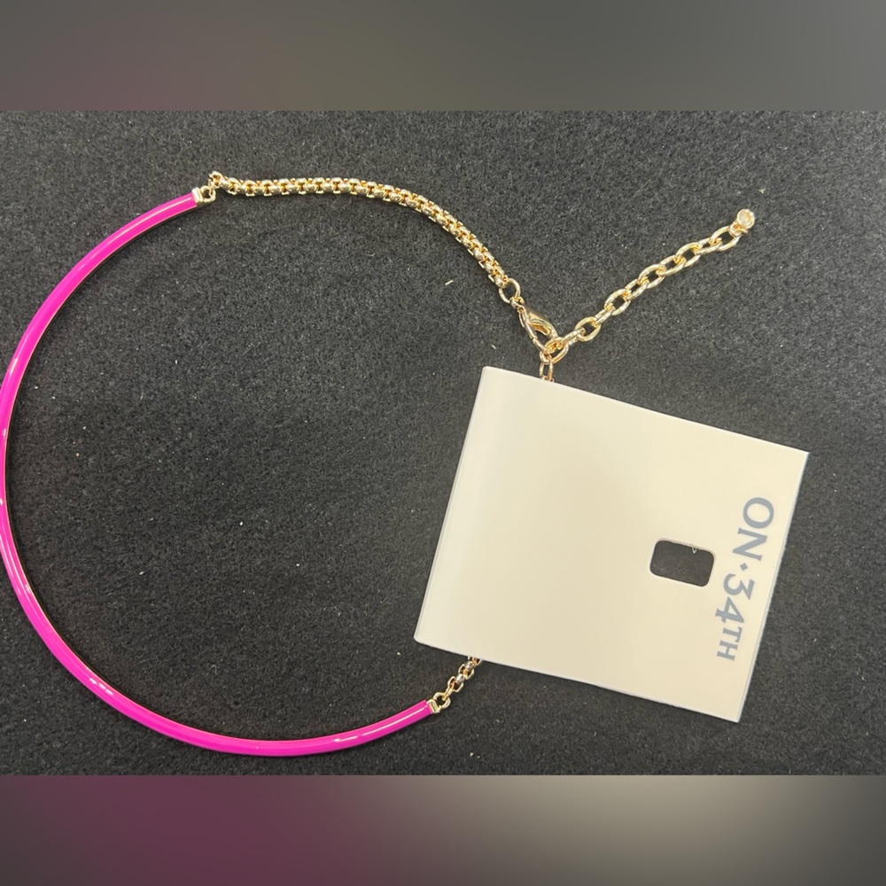 Pink and Gold Women's Necklace from ON 34th
